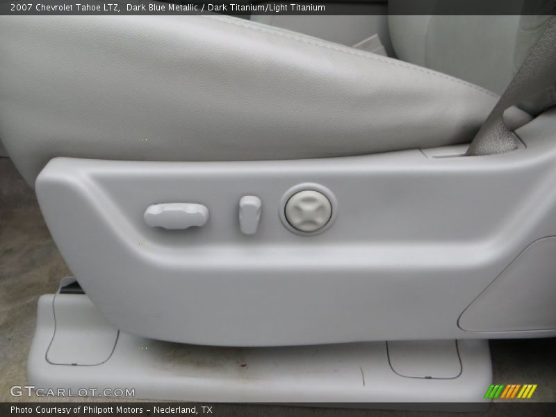 Dark Blue Metallic / Dark Titanium/Light Titanium 2007 Chevrolet Tahoe LTZ
