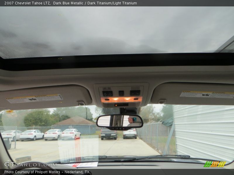 Dark Blue Metallic / Dark Titanium/Light Titanium 2007 Chevrolet Tahoe LTZ