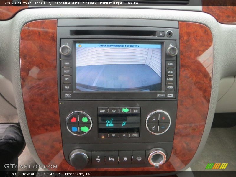 Dark Blue Metallic / Dark Titanium/Light Titanium 2007 Chevrolet Tahoe LTZ