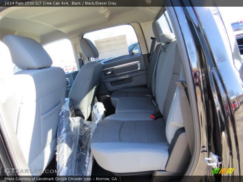 Black / Black/Diesel Gray 2014 Ram 1500 SLT Crew Cab 4x4