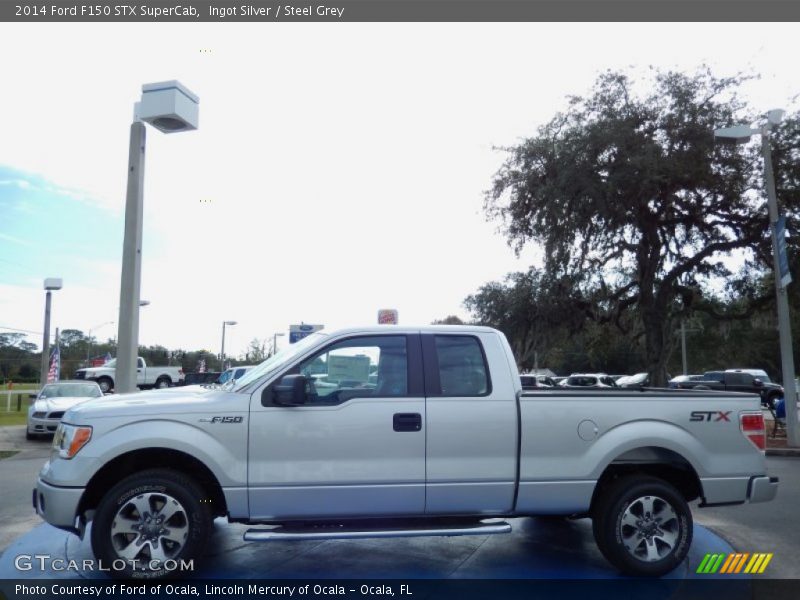 Ingot Silver / Steel Grey 2014 Ford F150 STX SuperCab