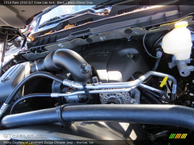 Black / Black/Diesel Gray 2014 Ram 1500 SLT Crew Cab 4x4