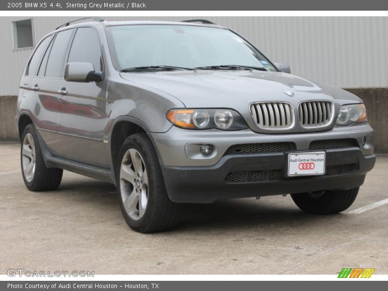 Sterling Grey Metallic / Black 2005 BMW X5 4.4i