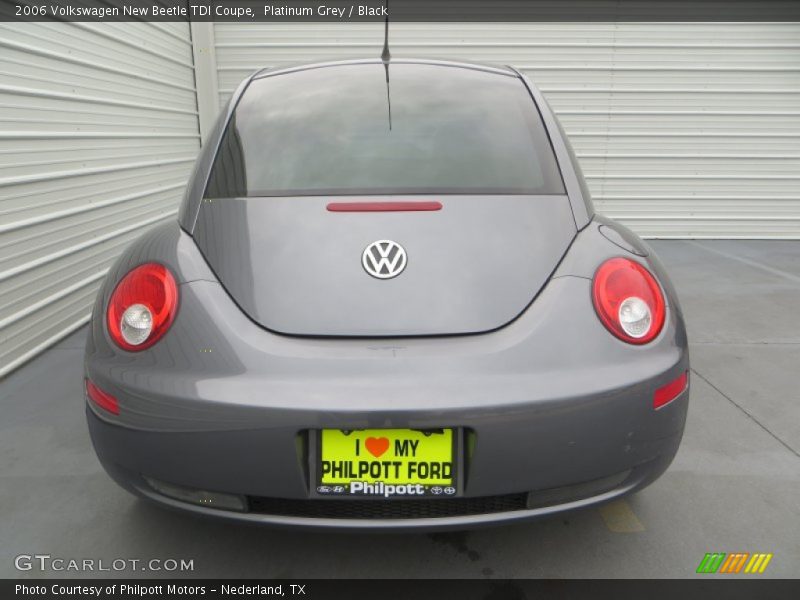 Platinum Grey / Black 2006 Volkswagen New Beetle TDI Coupe