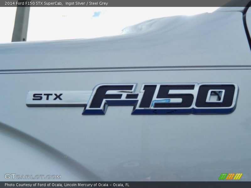Ingot Silver / Steel Grey 2014 Ford F150 STX SuperCab