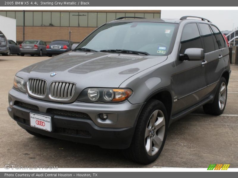 Sterling Grey Metallic / Black 2005 BMW X5 4.4i