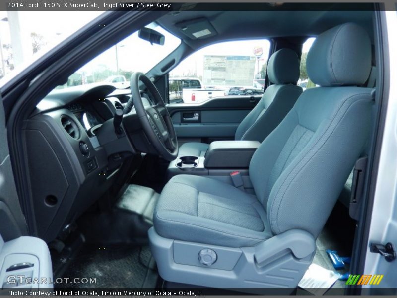 Front Seat of 2014 F150 STX SuperCab