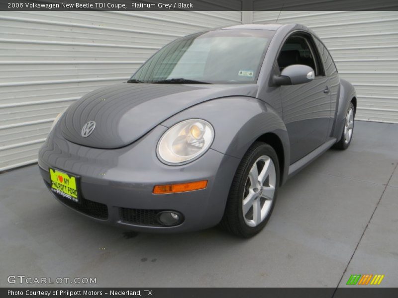 Platinum Grey / Black 2006 Volkswagen New Beetle TDI Coupe