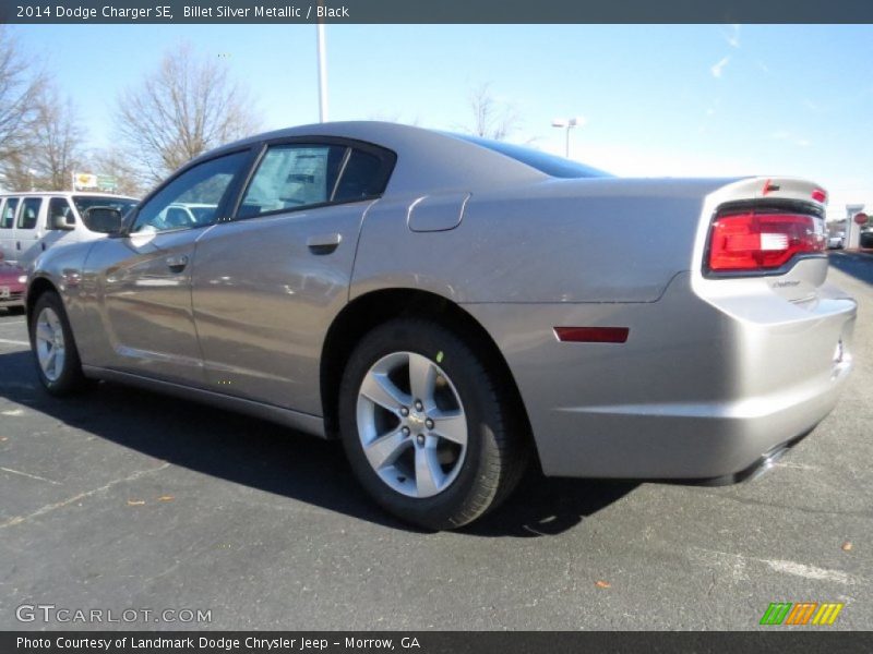 Billet Silver Metallic / Black 2014 Dodge Charger SE