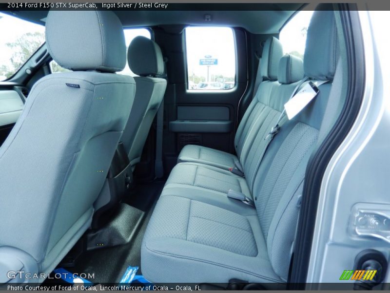 Rear Seat of 2014 F150 STX SuperCab