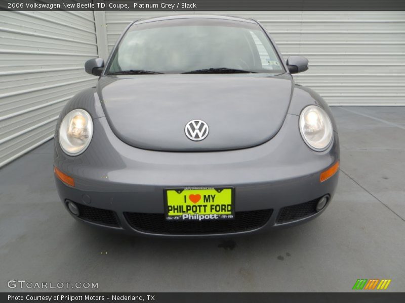 Platinum Grey / Black 2006 Volkswagen New Beetle TDI Coupe