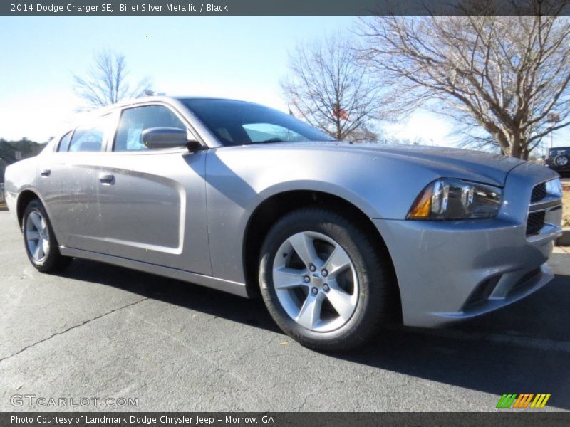 Billet Silver Metallic / Black 2014 Dodge Charger SE