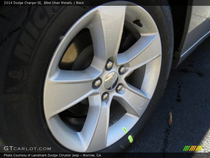 Billet Silver Metallic / Black 2014 Dodge Charger SE