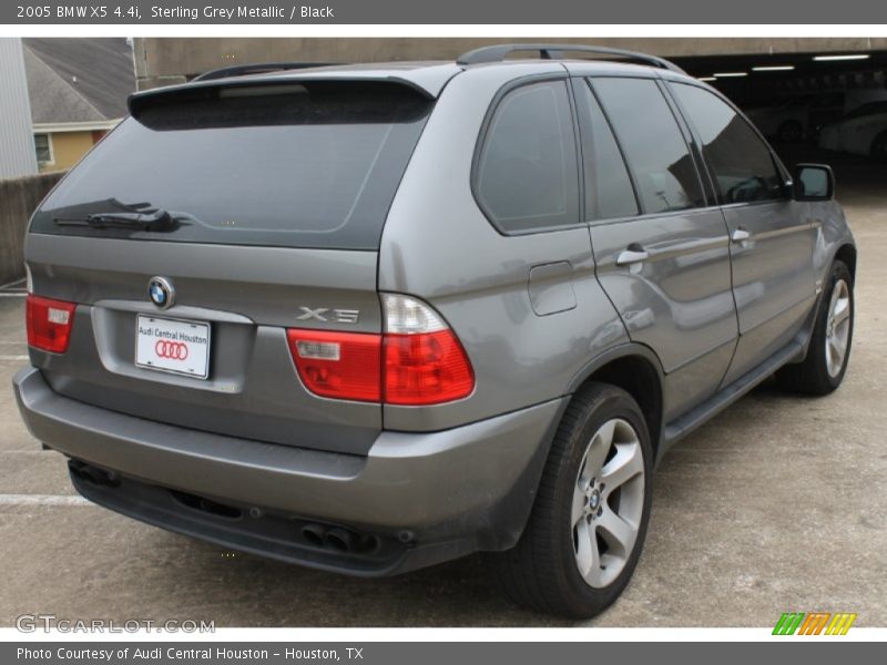 Sterling Grey Metallic / Black 2005 BMW X5 4.4i