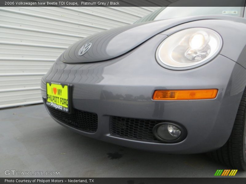 Platinum Grey / Black 2006 Volkswagen New Beetle TDI Coupe
