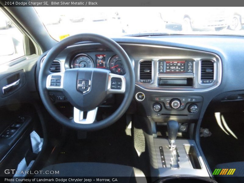 Billet Silver Metallic / Black 2014 Dodge Charger SE