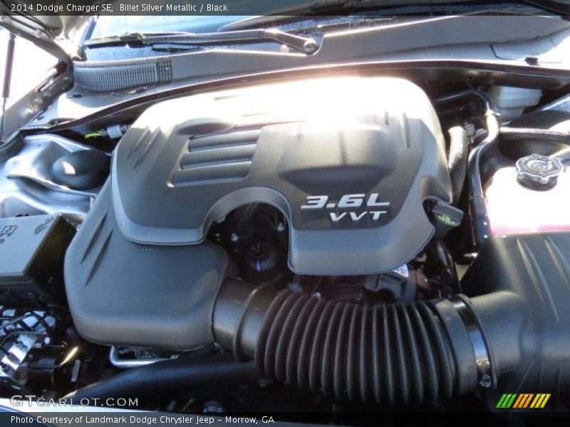 Billet Silver Metallic / Black 2014 Dodge Charger SE