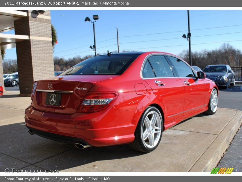 Mars Red / Almond/Mocha 2011 Mercedes-Benz C 300 Sport 4Matic