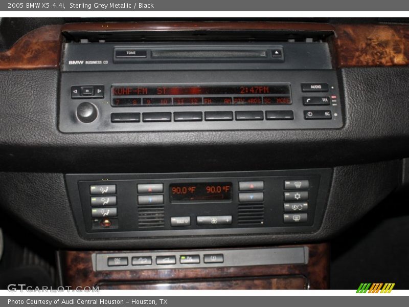 Sterling Grey Metallic / Black 2005 BMW X5 4.4i