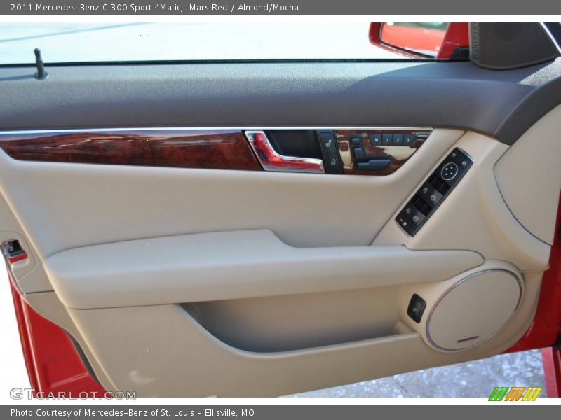 Mars Red / Almond/Mocha 2011 Mercedes-Benz C 300 Sport 4Matic