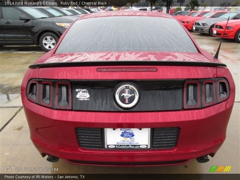 Ruby Red / Charcoal Black 2014 Ford Mustang V6 Coupe