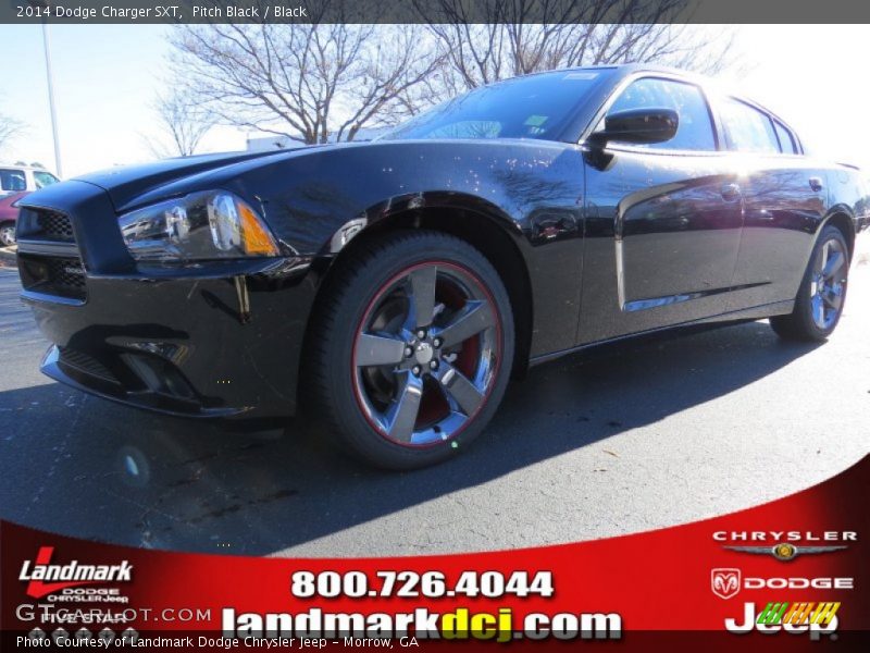 Pitch Black / Black 2014 Dodge Charger SXT