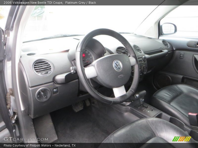 Platinum Grey / Black 2006 Volkswagen New Beetle TDI Coupe