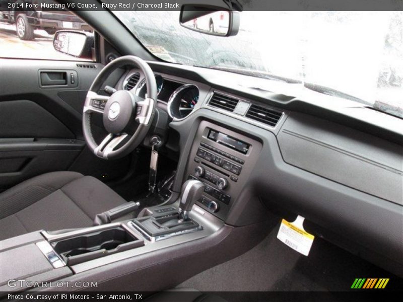 Ruby Red / Charcoal Black 2014 Ford Mustang V6 Coupe