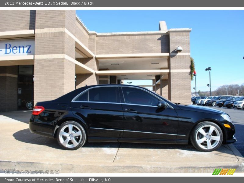Black / Black 2011 Mercedes-Benz E 350 Sedan