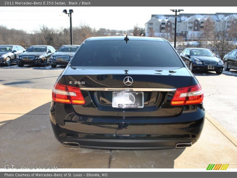 Black / Black 2011 Mercedes-Benz E 350 Sedan