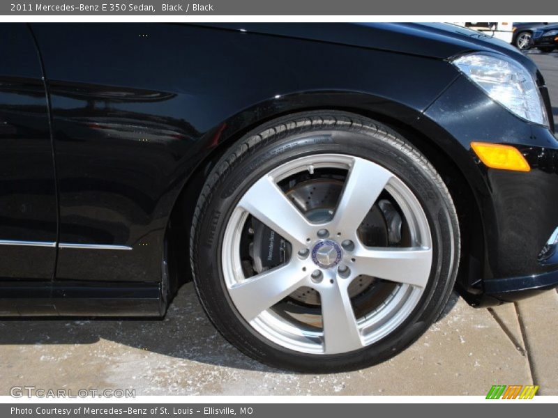 Black / Black 2011 Mercedes-Benz E 350 Sedan