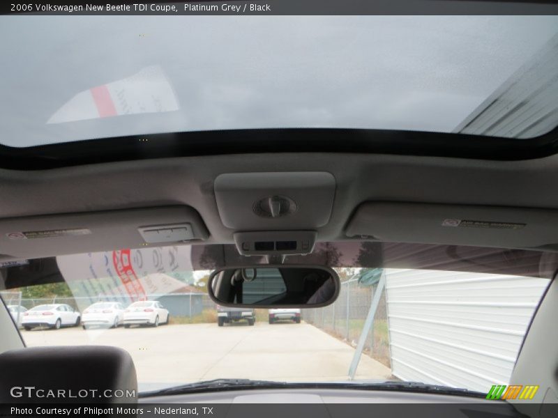 Platinum Grey / Black 2006 Volkswagen New Beetle TDI Coupe