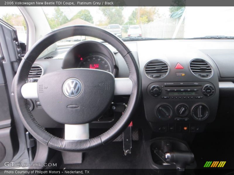 Platinum Grey / Black 2006 Volkswagen New Beetle TDI Coupe