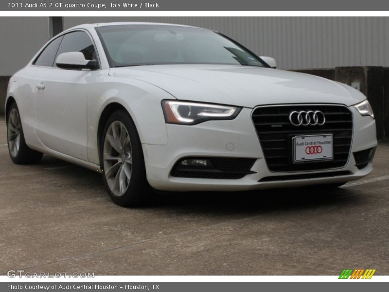 Ibis White / Black 2013 Audi A5 2.0T quattro Coupe
