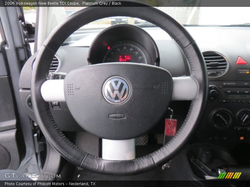 Platinum Grey / Black 2006 Volkswagen New Beetle TDI Coupe