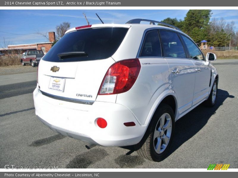 Arctic Ice / Black/Light Titanium 2014 Chevrolet Captiva Sport LTZ