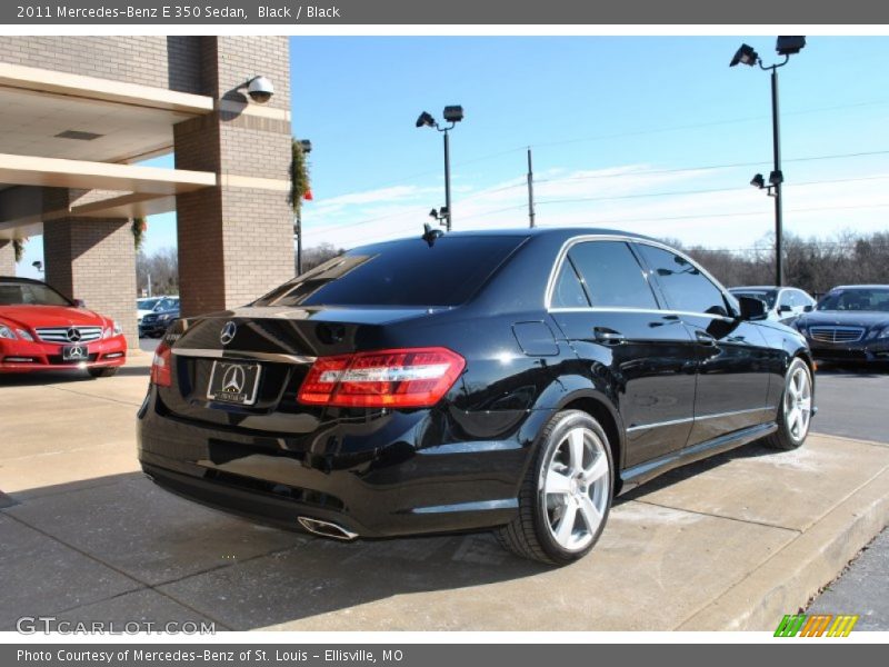 Black / Black 2011 Mercedes-Benz E 350 Sedan