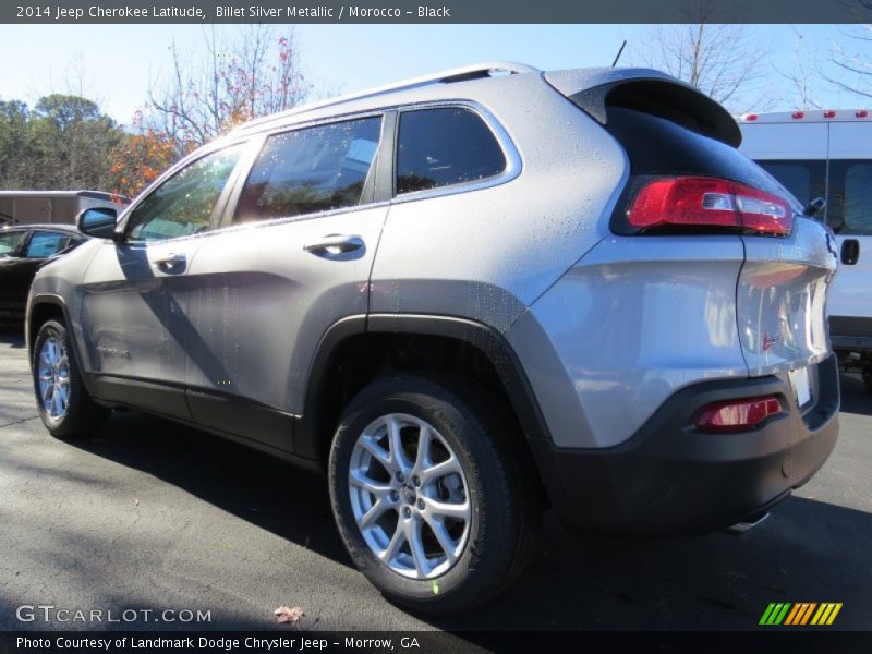 Billet Silver Metallic / Morocco - Black 2014 Jeep Cherokee Latitude