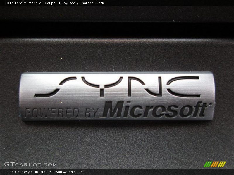 Ruby Red / Charcoal Black 2014 Ford Mustang V6 Coupe