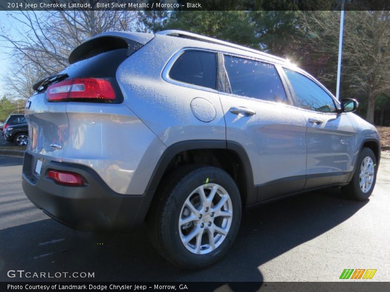 Billet Silver Metallic / Morocco - Black 2014 Jeep Cherokee Latitude