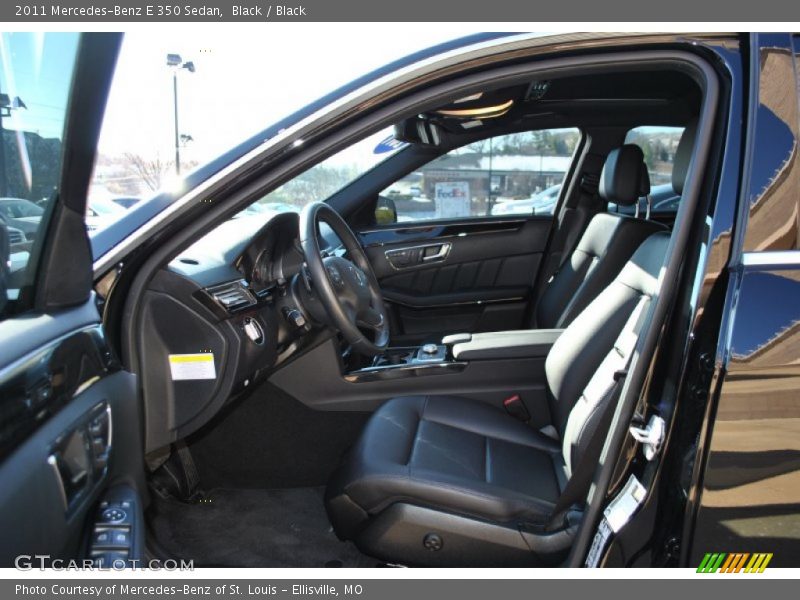 Black / Black 2011 Mercedes-Benz E 350 Sedan