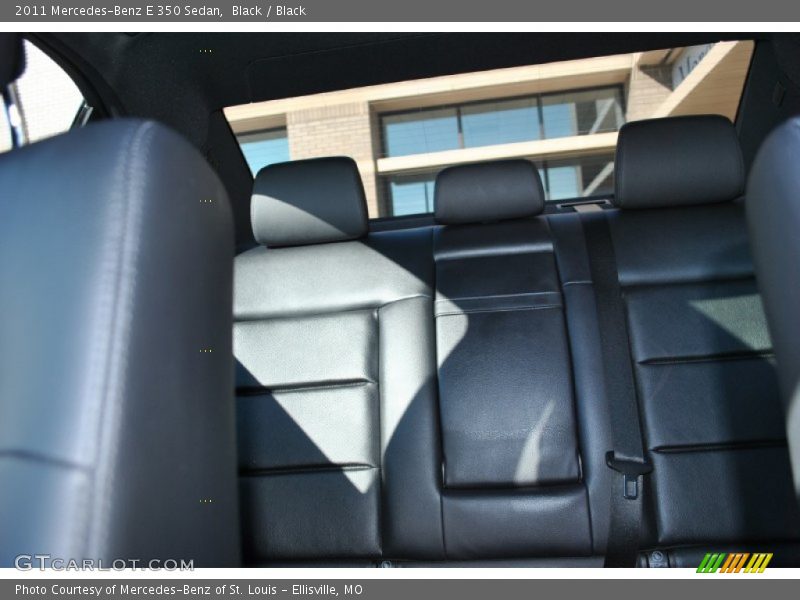 Black / Black 2011 Mercedes-Benz E 350 Sedan