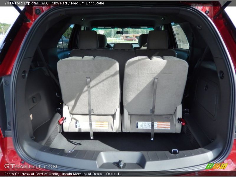 Ruby Red / Medium Light Stone 2014 Ford Explorer FWD