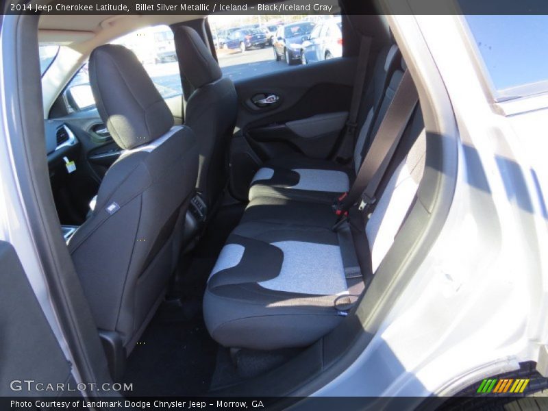 Billet Silver Metallic / Iceland - Black/Iceland Gray 2014 Jeep Cherokee Latitude