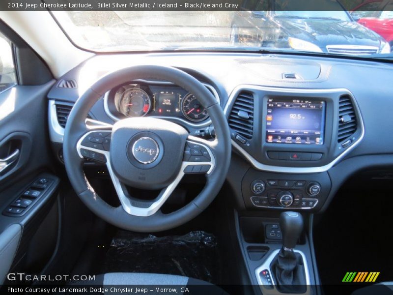 Billet Silver Metallic / Iceland - Black/Iceland Gray 2014 Jeep Cherokee Latitude