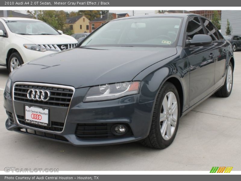 Meteor Gray Pearl Effect / Black 2010 Audi A4 2.0T Sedan