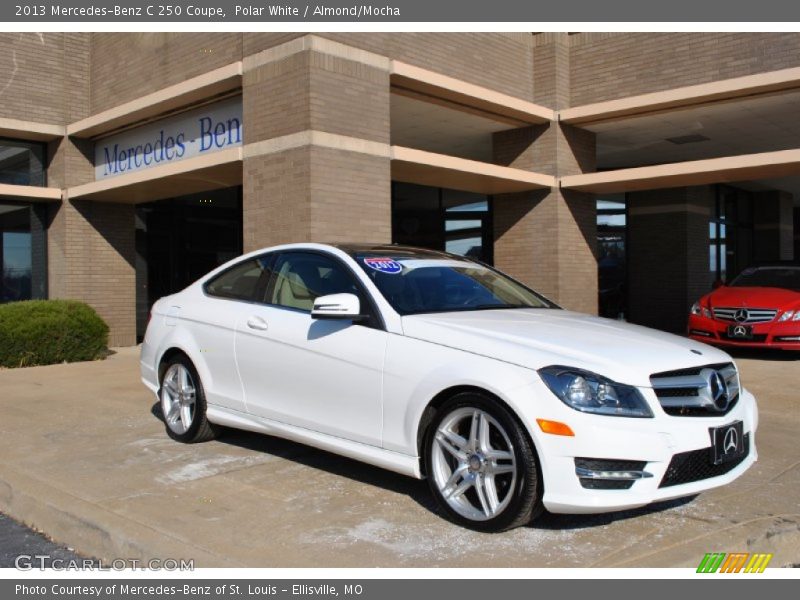Polar White / Almond/Mocha 2013 Mercedes-Benz C 250 Coupe