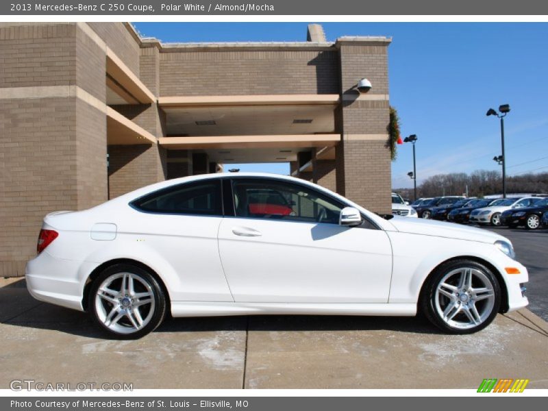 Polar White / Almond/Mocha 2013 Mercedes-Benz C 250 Coupe
