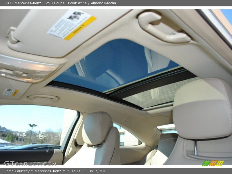 Polar White / Almond/Mocha 2013 Mercedes-Benz C 250 Coupe