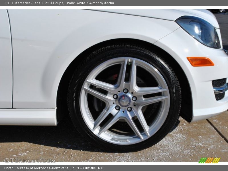 Polar White / Almond/Mocha 2013 Mercedes-Benz C 250 Coupe